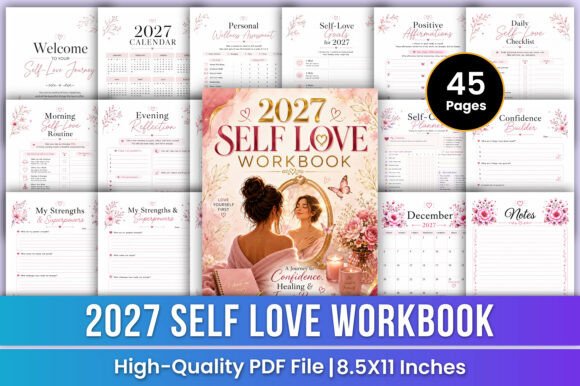 Download 2027 Self Love Workbook | Growth - Elf Collection