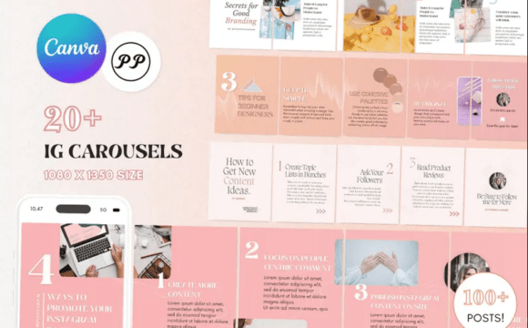Download Instagram Carousel Template Pack - Instagram carousel template Collection