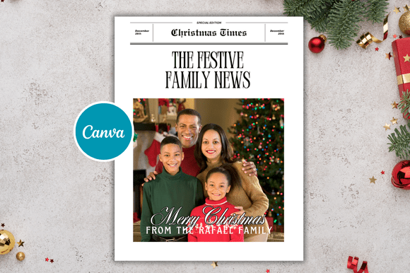 Download Christmas Mockup Newspaper Templates - Premium Resources