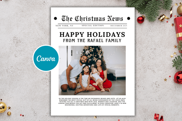 Download Christmas Mockup Newspaper Templates - Premium Resources